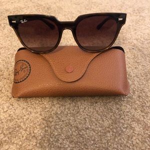 Ray-Ban Blaze Meteor Sunglasses in Tortoise Shell
